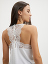 Vero Moda Top alb cu dantelă VERO MODA Ana