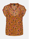 Vero Moda Bluza florala mustar VERO MODA Vilde