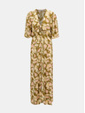Pieces Rochie maxi florală kaki Pieces Polly