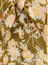 Pieces Rochie maxi florală kaki Pieces Polly