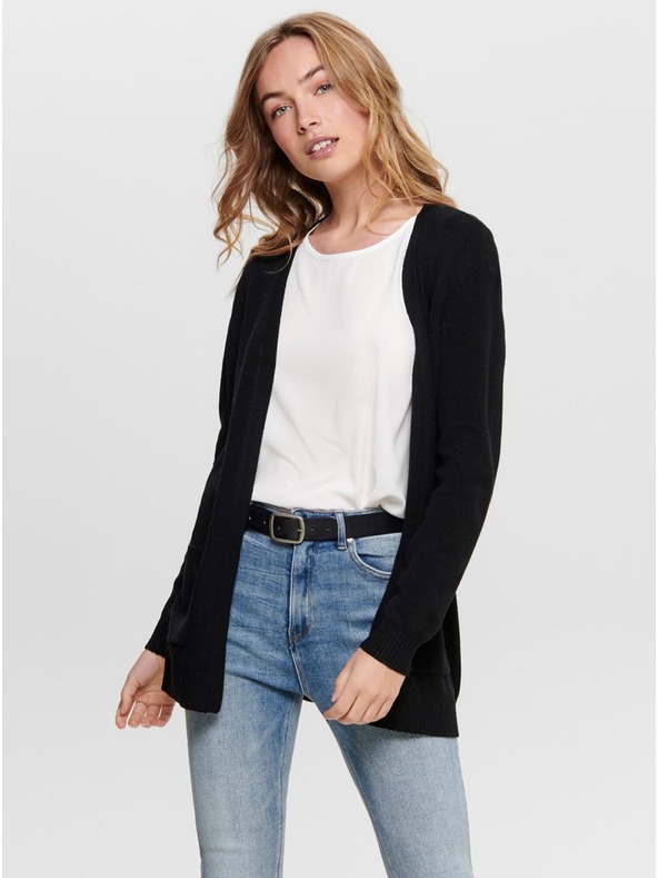 ONLY Cardigan negru ONLY Lesly
