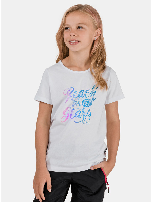 Sam 73 Tricou alb pentru fete SAM 73 Bidano