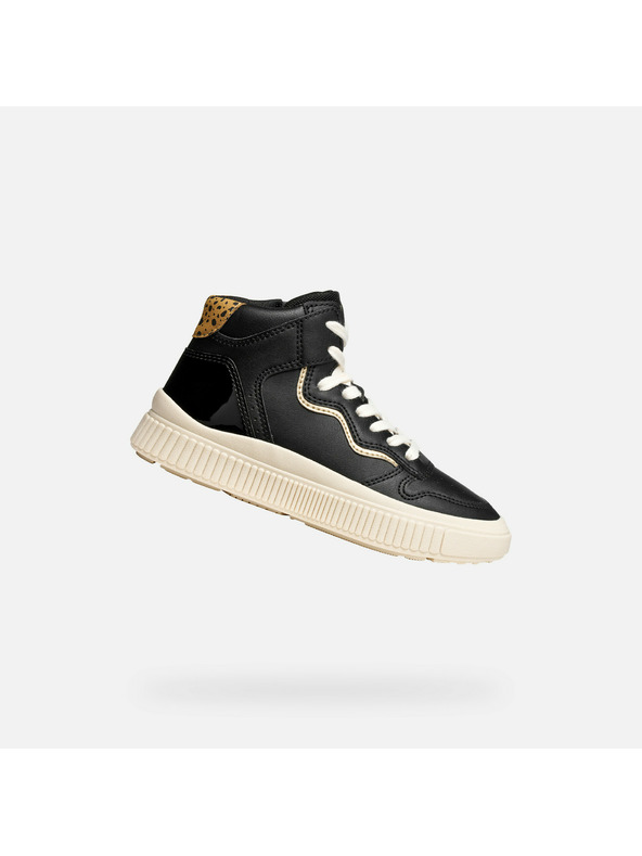 Geox Adidași negri pentru fete Geox Laquinny