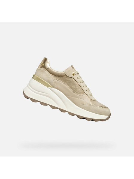 Geox Adidași Geox Spherica EC13 crem, damă