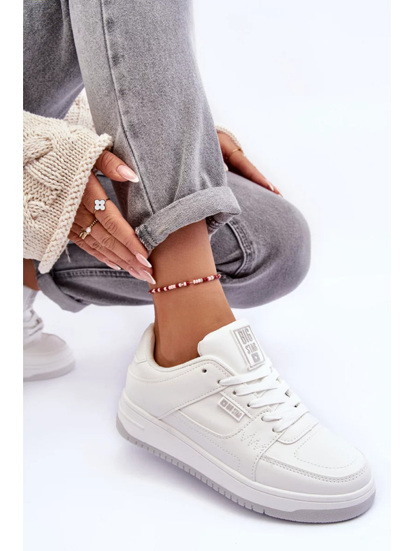 BIG STAR SHOES Încălțăminte sport pentru femei Big Star – albă
