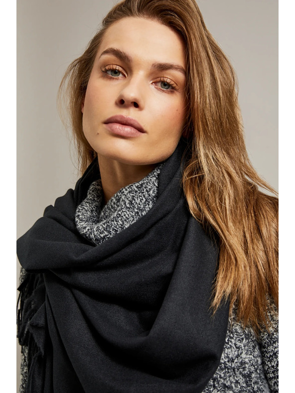Moodo Șal negru pentru femei