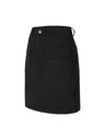 ALPINE PRO Fustă pentru femei ALPINE PRO COREA neagră