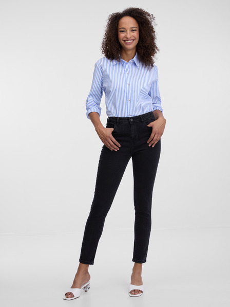 Orsay Blugi skinny fit negri pentru femei ORSAY