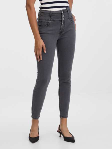 Orsay Blugi skinny de damă gri închis ORSAY