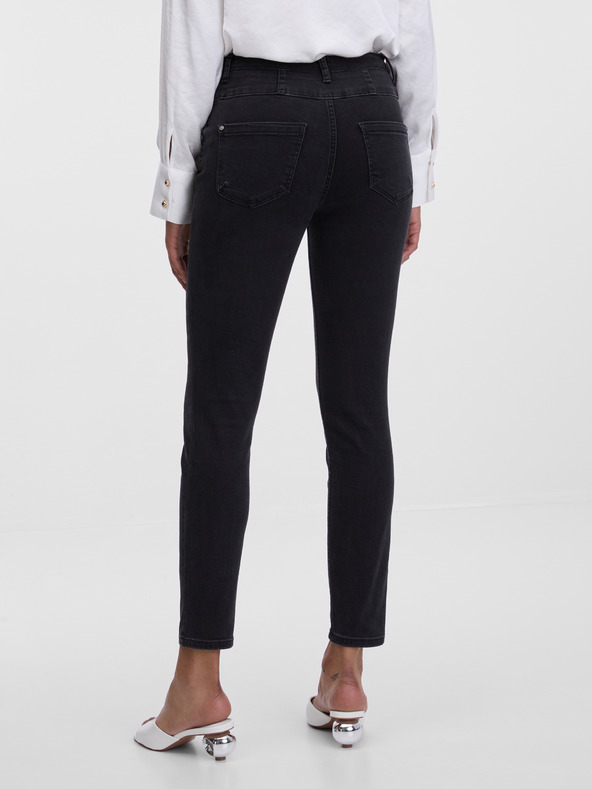 Orsay Blugi skinny fit negri pentru femei ORSAY