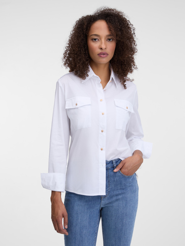 Orsay Cămașă albă pentru femei ORSAY