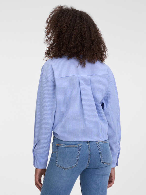 Orsay Cămașă deschisă la culoare pentru femei cu broderie ORSAY