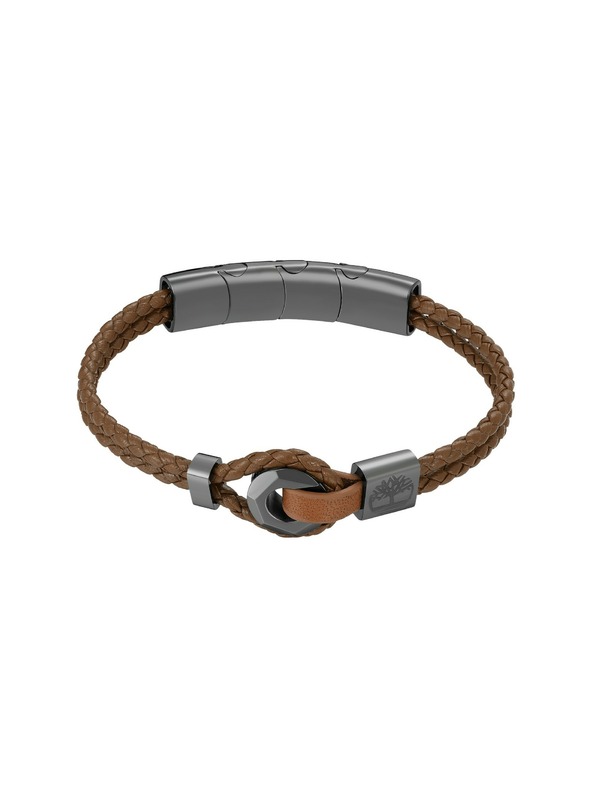 Timberland Brățară din piele maro pentru bărbați Timberland TDAGB0002503