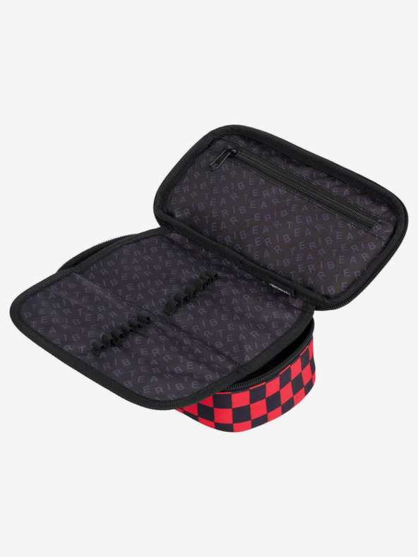 BAAGL  Geantă creioane școlară neagră skate teribear Baagl