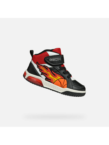 Geox Adidași negri pentru băieți Geox Inek