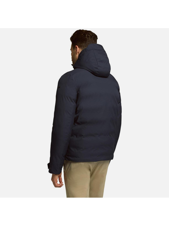 Geox Jachetă albastră pentru bărbați Geox Sapienza Hoojkt