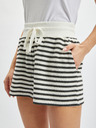 Orsay Pantaloni scurți de trening în dungi alb-negru de damă ORSAY