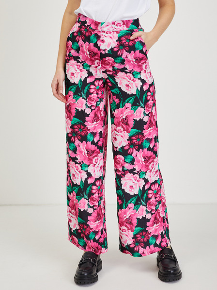 Orsay Pantaloni florali de damă roz ORSAY