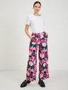 Orsay Pantaloni florali de damă roz ORSAY