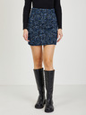 Orsay Fustă mini cu model de damă albastru închis ORSAY