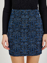 Orsay Fustă mini cu model de damă albastru închis ORSAY