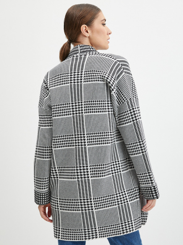 Orsay Cardigan de damă neagră cu model ORSAY