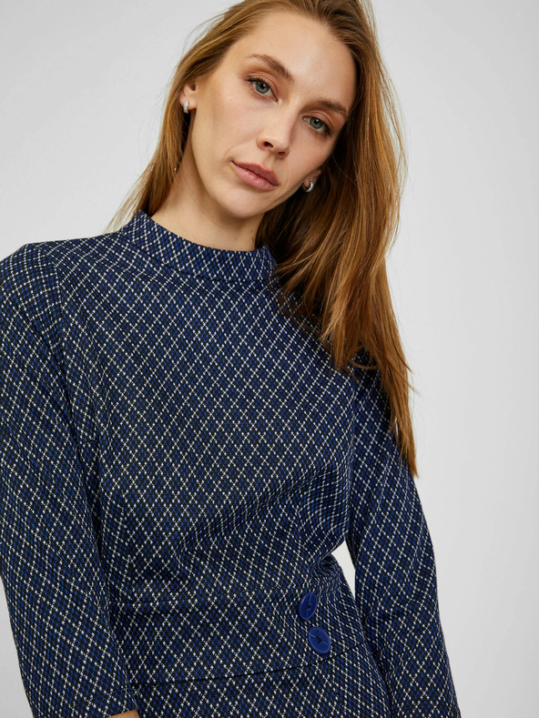 Orsay Rochie de damă albastru închis cu model ORSAY