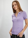 Orsay Tricou polo de damă tricotat mov deschis ORSAY