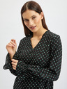 Orsay Bluză de damă neagră cu model ORSAY