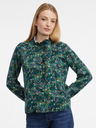 Orsay Bluză cu model floral verde închis pentru femei ORSAY
