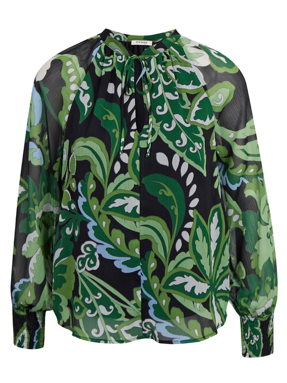 Orsay Bluză de damă verde cu model ORSAY