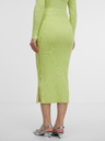 Orsay Fustă midi tricot verde deschis pentru femei ORSAY