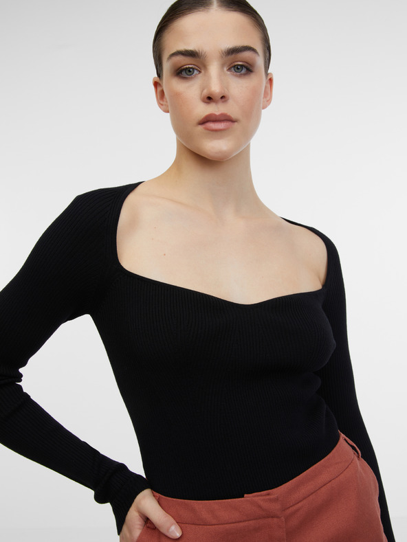 Orsay Pulover de damă negru ORSAY