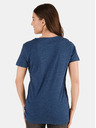 Sam 73 Tricou de damă albastru închis cu imprimeu SAM 73