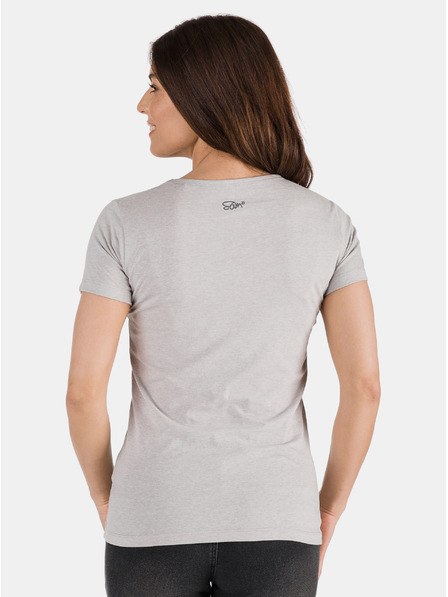 Sam 73 Tricou gri pentru femei SAM 73