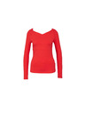 CAMAIEU Tricou roșu cu mânecă lungă CAMAIEU