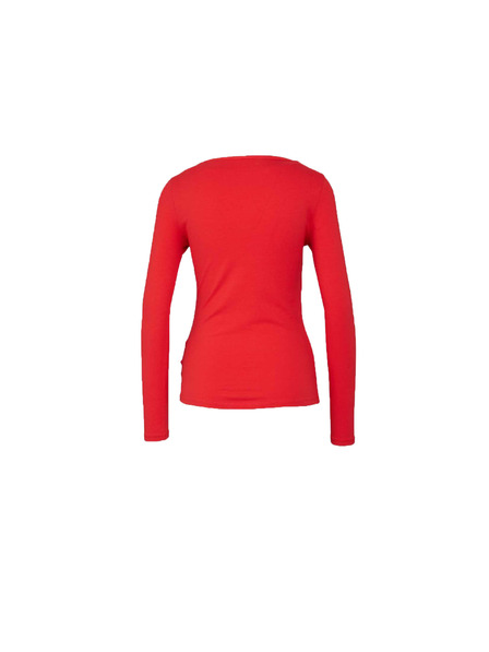 CAMAIEU Tricou roșu cu mânecă lungă CAMAIEU