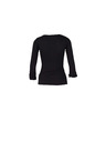 CAMAIEU Tricou negru cu nasturi CAMAIEU