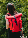 BAAGL  Rucsac roșu pentru împachetat teribear roșu Baagl