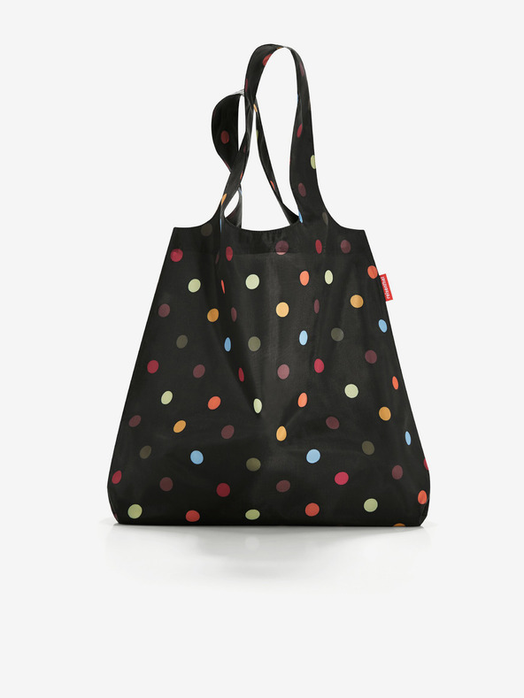 Reisenthel Geantă de cumpărături neagră cu buline Reisenthel Mini Maxi Shopper