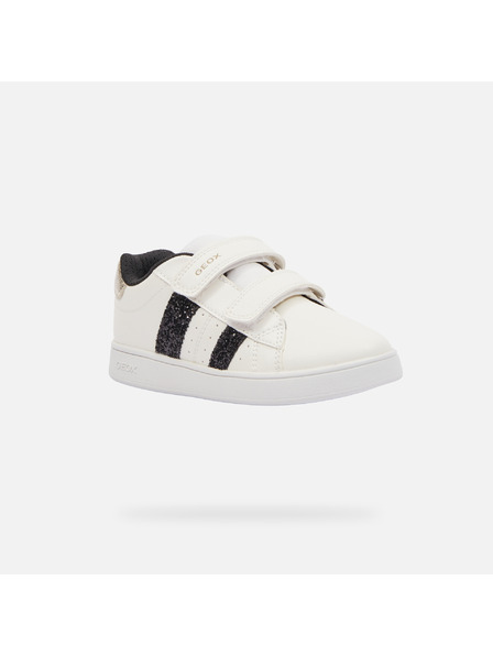 Geox Teniși albi pentru fete Geox Eclyper Girl