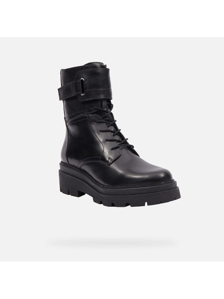 Geox Negru Cizme de gleznă Geox Felleny pentru femei