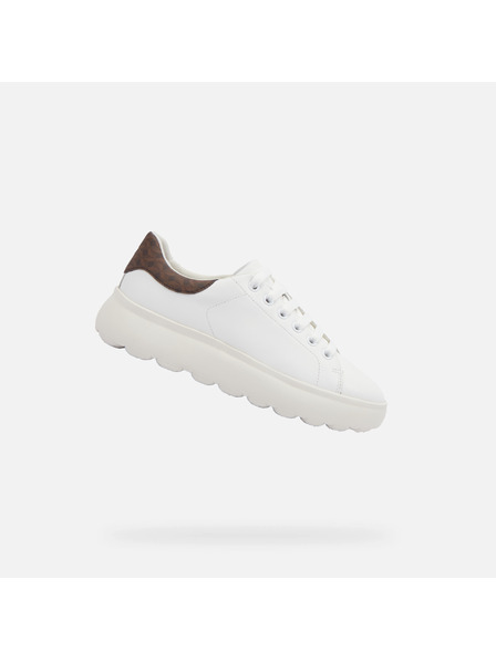 Geox Adidași Geox Spherica Ec4.1 albi pentru femei