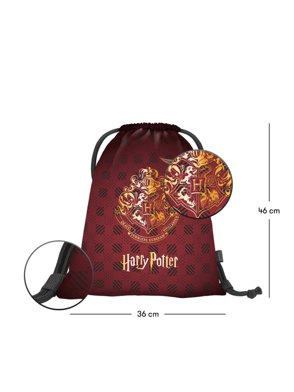 BAAGL  BAAGL Sac Harry Potter Hogwarts vișiniu