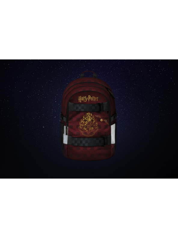 BAAGL  BAAGL Rucsac Școlar Harry Potter Hogwarts vișiniu
