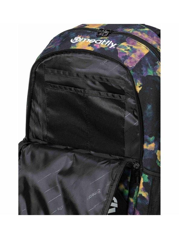 Meatfly Meatfly rucsac Basejumper Dark Aquarel 22 L + PENAR | Volum 22 L