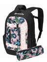 Meatfly Meatfly rucsac Basejumper Pink Flowers 22 L + PENAR | Volum 22 L