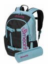 Meatfly Rucsac Meatfly Basejumper Aqua / Pink 22 L + PENAR | Volum 22 L