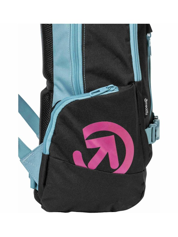 Meatfly Rucsac Meatfly Basejumper Aqua / Pink 22 L + PENAR | Volum 22 L