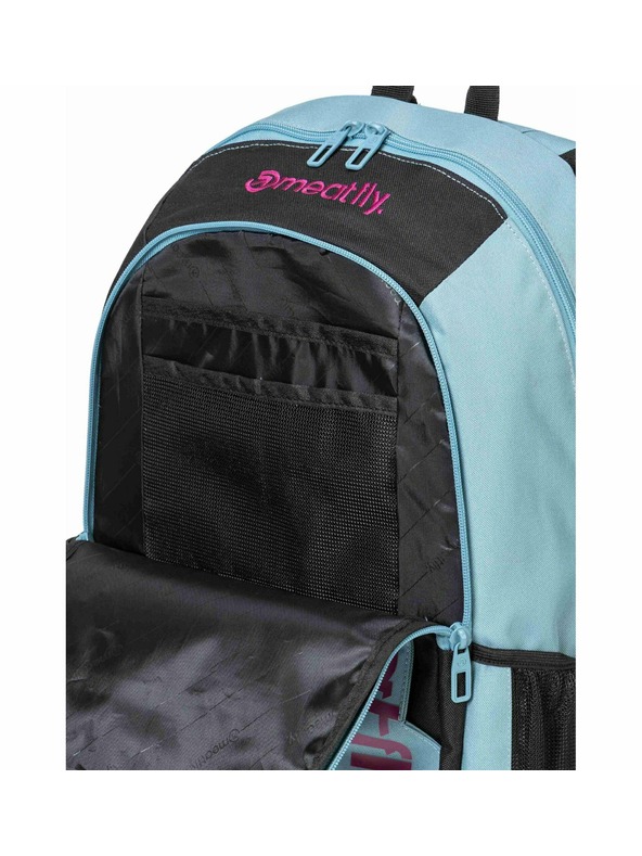 Meatfly Rucsac Meatfly Basejumper Aqua / Pink 22 L + PENAR | Volum 22 L